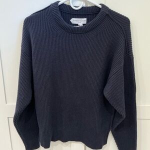 Apiece Apart Navy Ribbed Fisherman Sweater - Size S